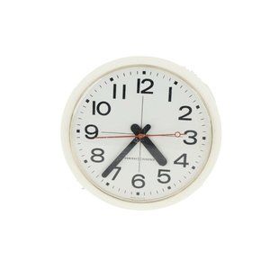 Vintage 70s General Electric GE Mid Century Modern Electric Wall Clock White USA